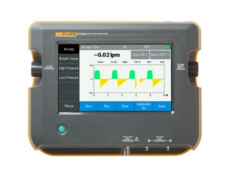 gas flow analyzer ventilator tester